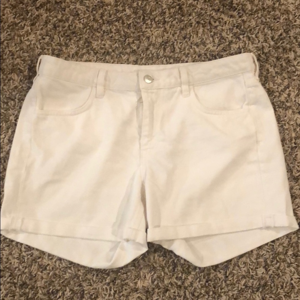 H&M White Denim Shorts
